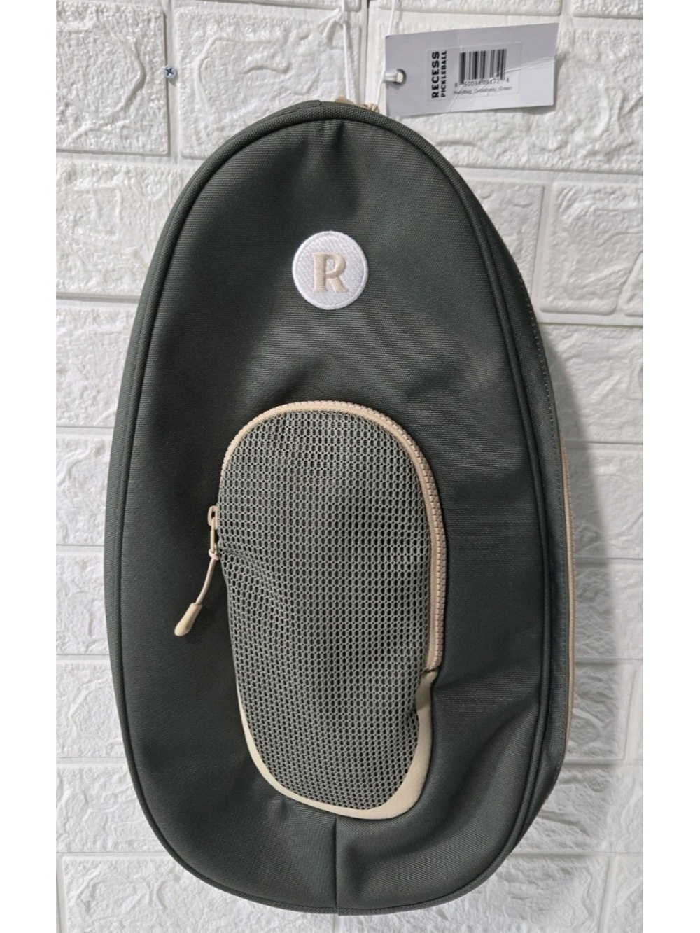 NEW Recess Pickleball Rally Bag Sling Crossbody Paddle Case Olive Green NWT
